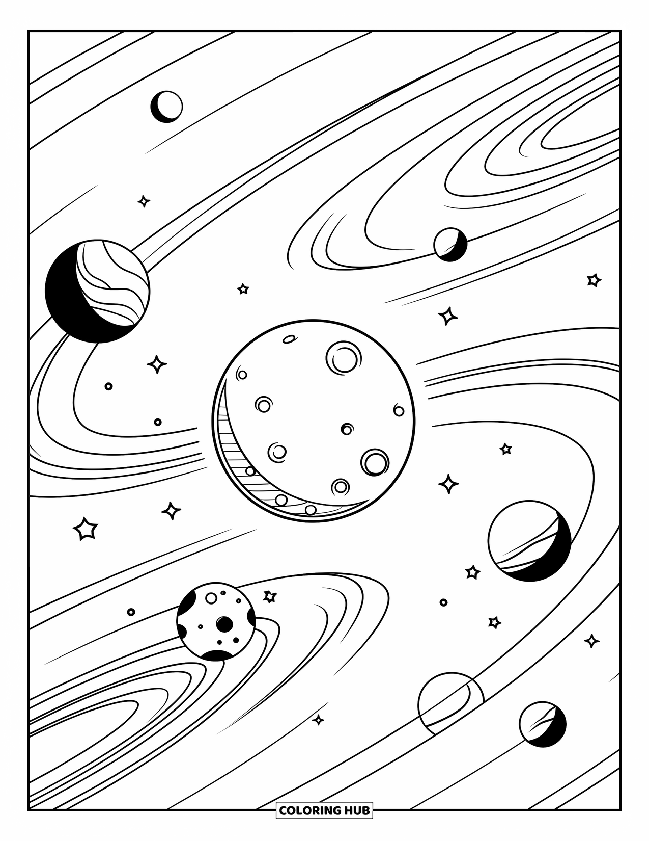 70 Moon Coloring Pages For Kids Adults Free Printable PDFs 70 Moon Coloring Pages For Kids Adults Free Printable PDFs