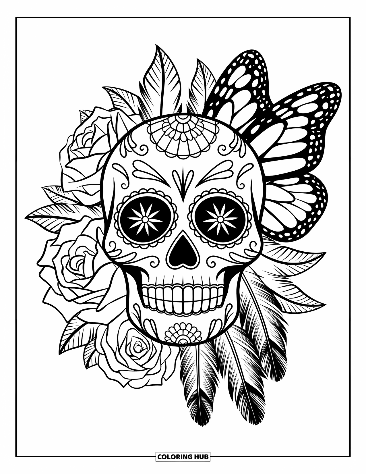 85 Sugar Skull Coloring Pages For Kids Adults Free Printable PDFs 85 Sugar Skull Coloring Pages For Kids Adults Free Printable PDFs