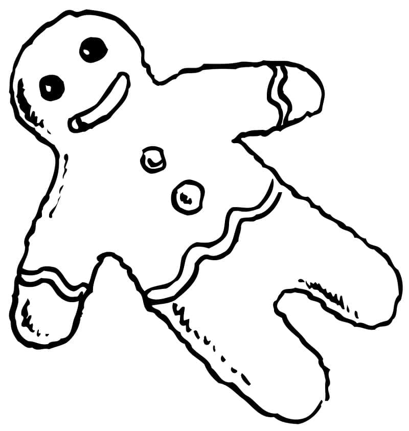 A Gingerbread Man Coloring Page Download Print Or Color Online For Free A Gingerbread Man Coloring Page Download Print Or Color Online For Free