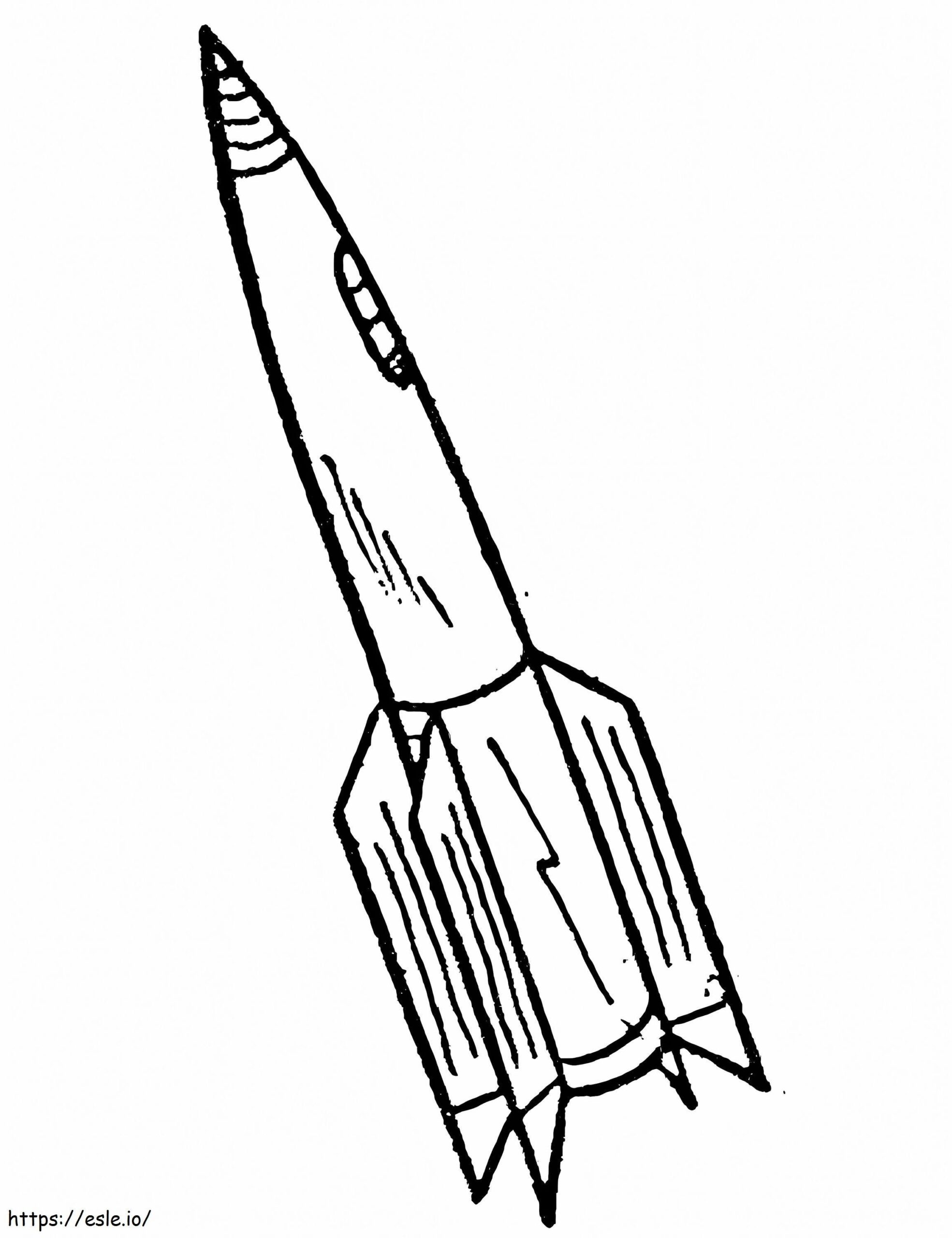 A Rocket Ship Coloring Page A Rocket Ship Coloring Page