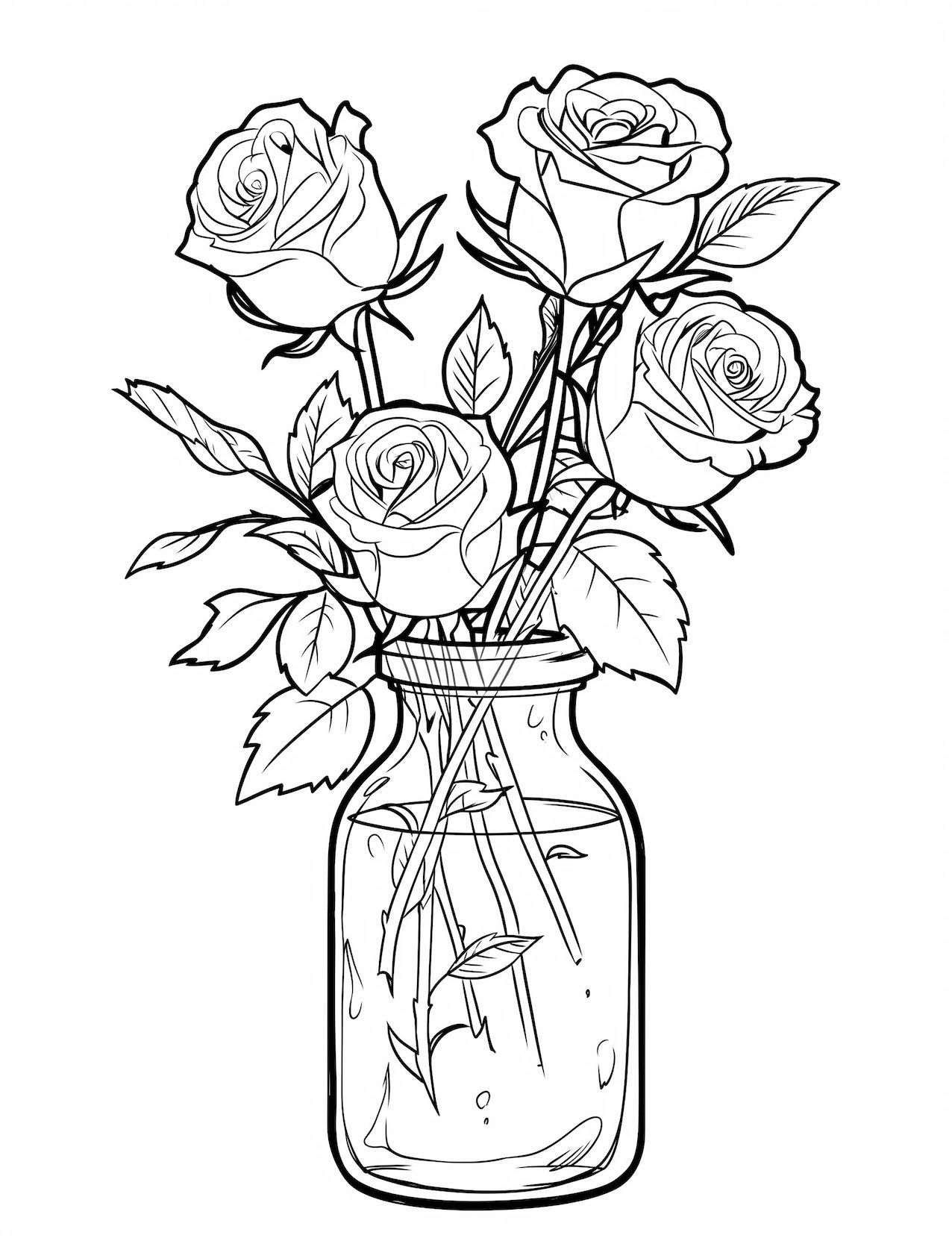 color pages roses color pages roses