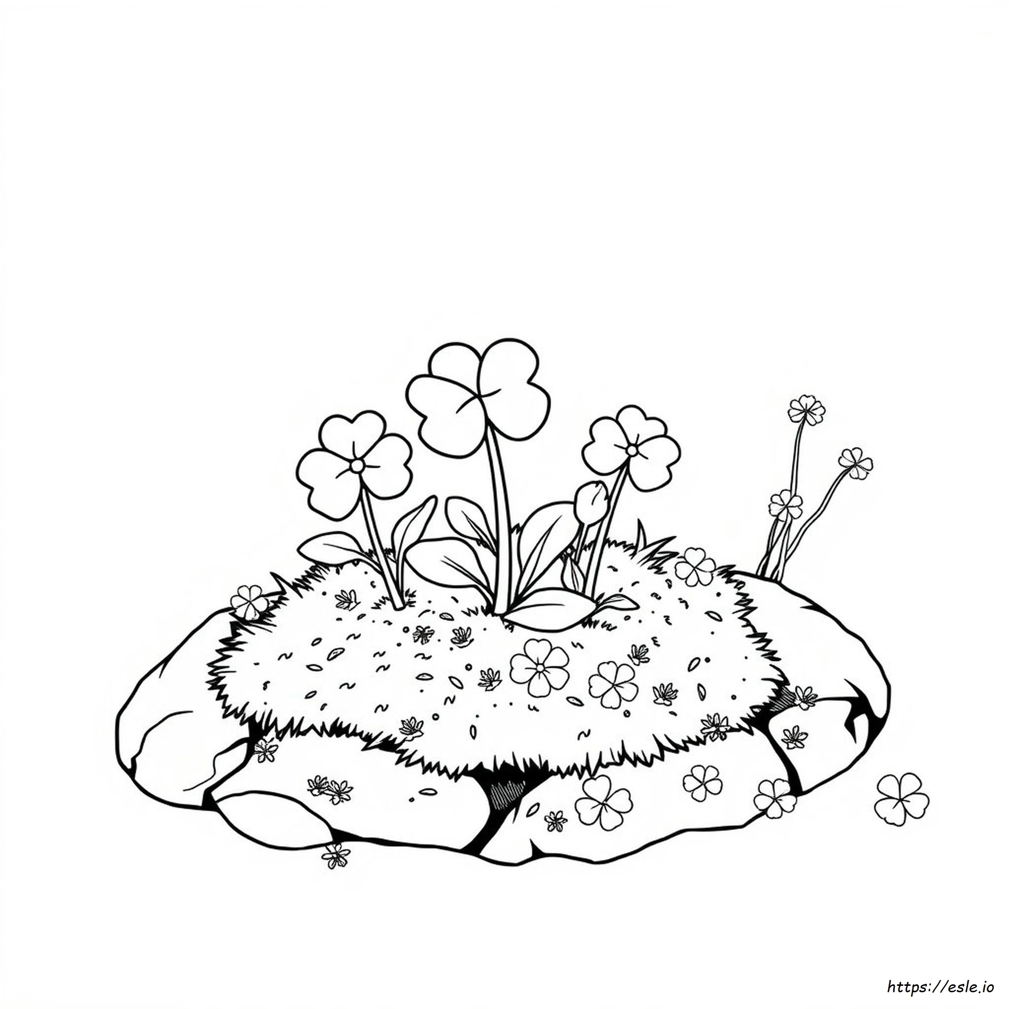 Adult Shamrock Coloring Page