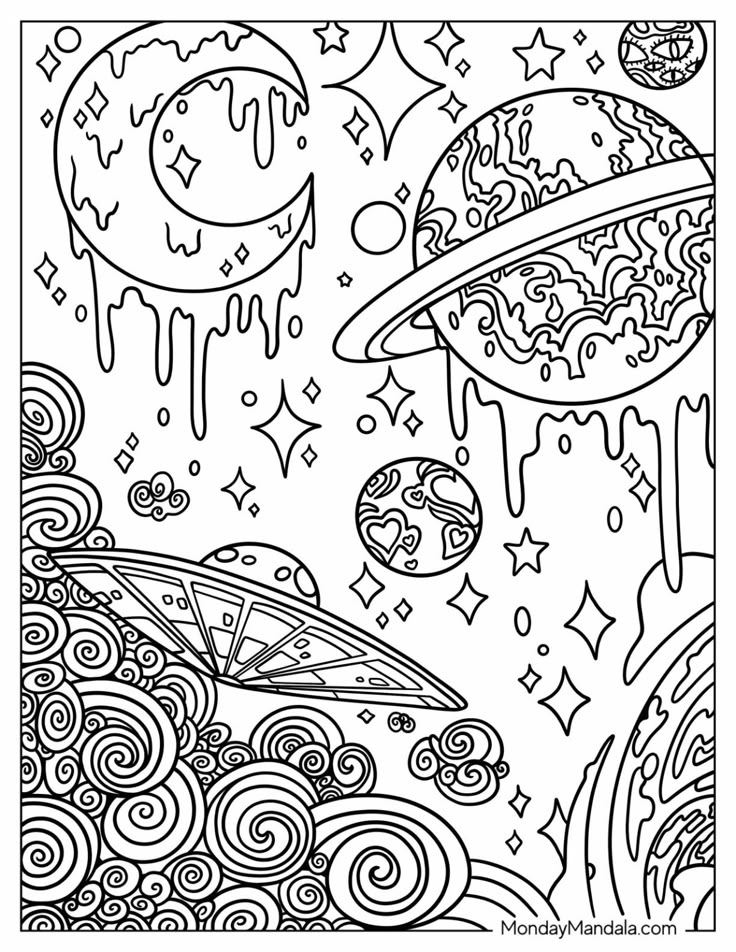 Aesthetic Coloring Pages 2025 