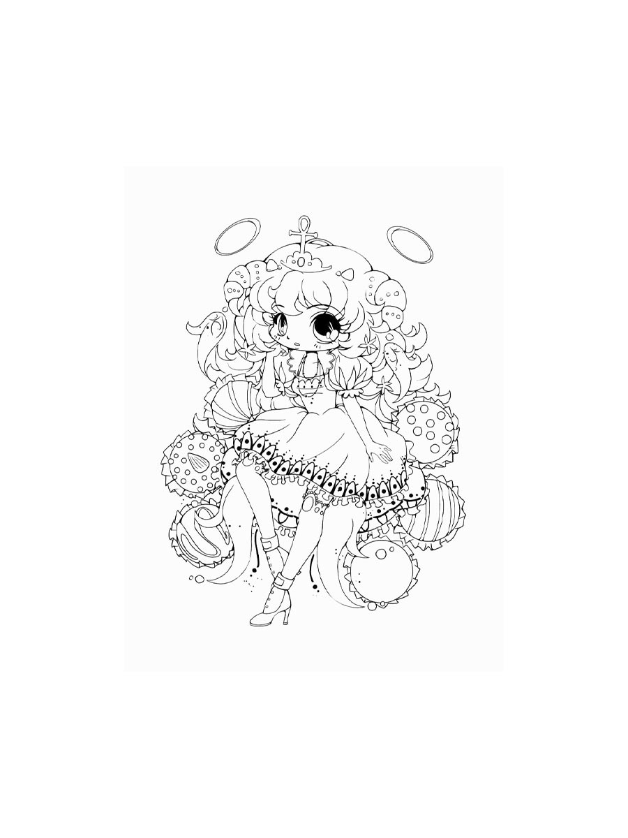 Anime Girl Coloring Pages Anime Girl Coloring Pages
