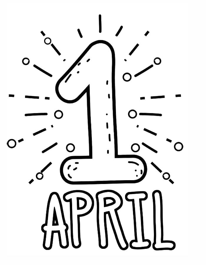 April Coloring Pages Free Printable PDF 