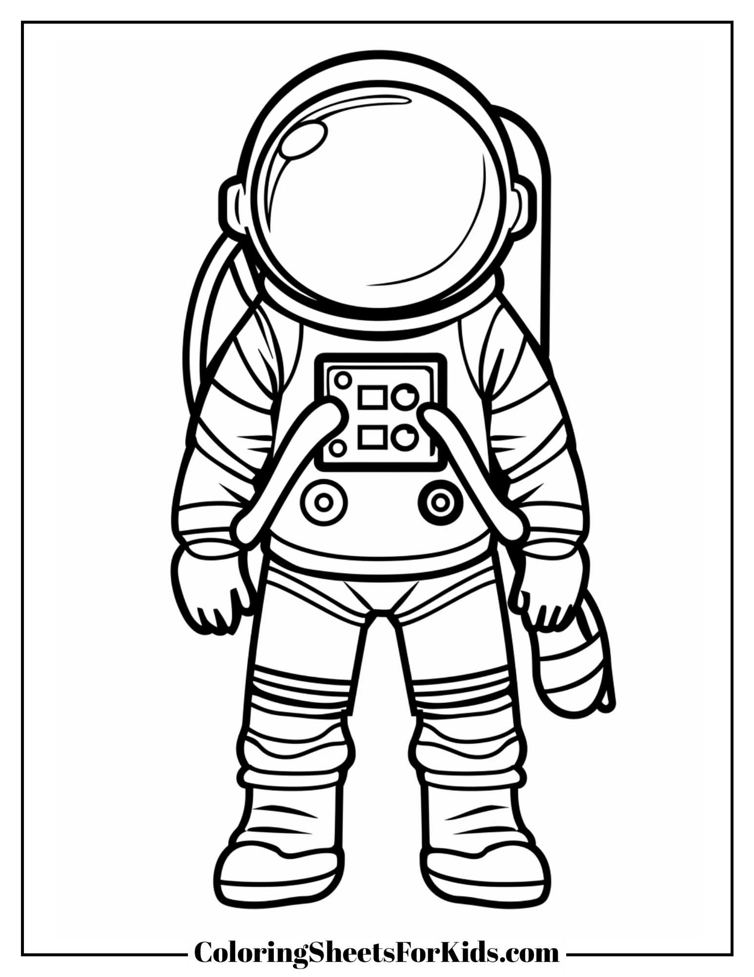 Astronaut Coloring Pages Coloring Sheets For Kids Astronaut Coloring Pages Coloring Sheets For Kids