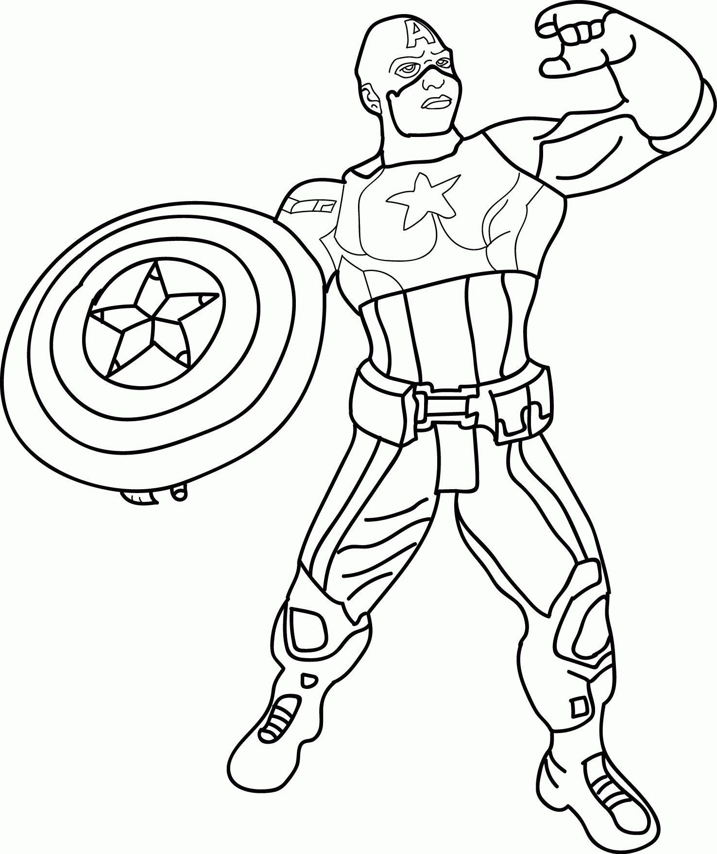 Avengers Captain America Coloring Pages Coloring Home Avengers Captain America Coloring Pages Coloring Home
