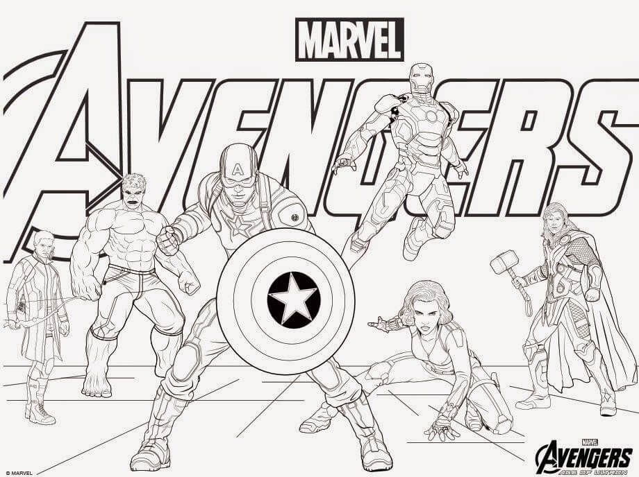 Avengers Coloring Pages Printable Coloring Pages FREE