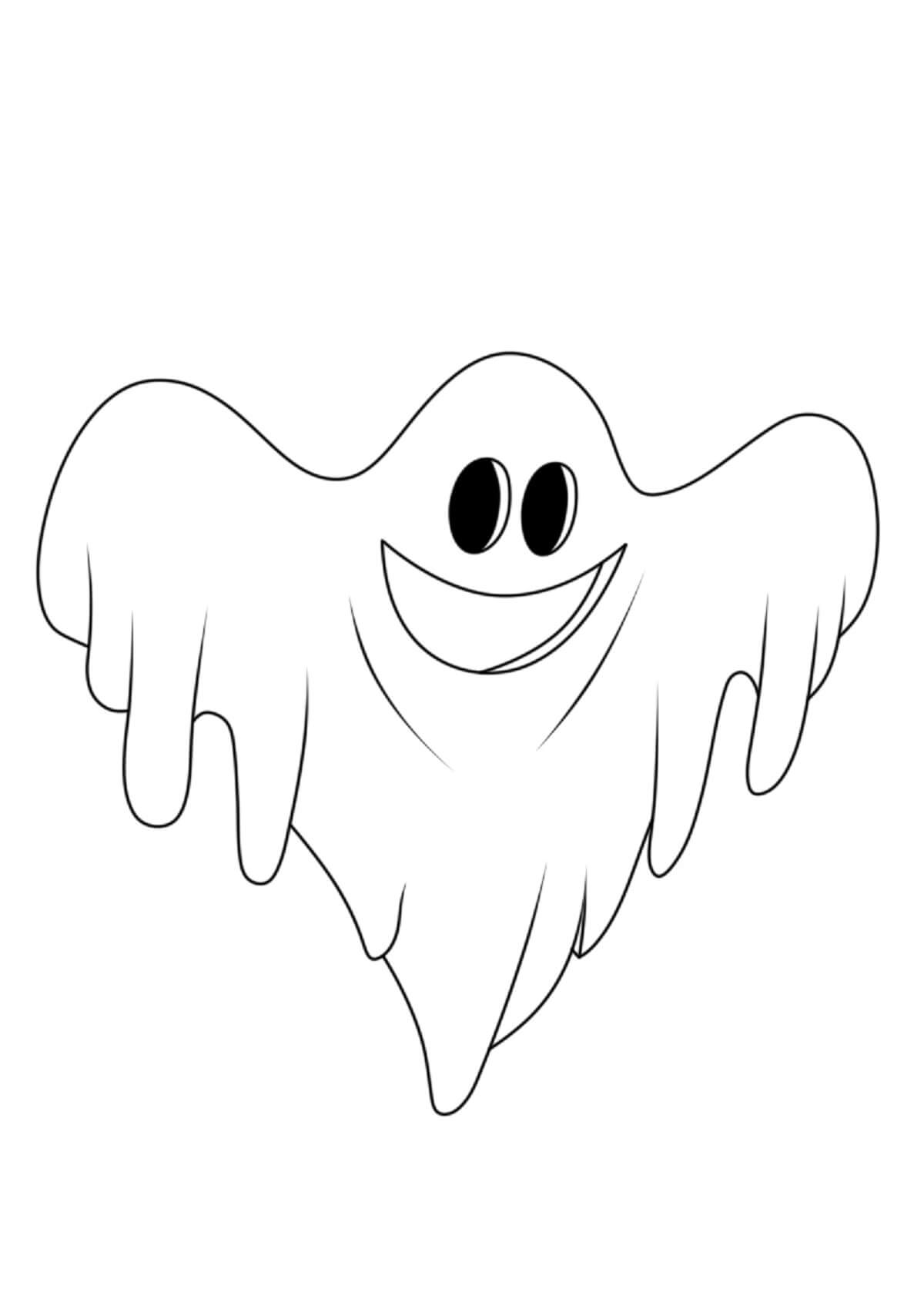 Awesome Ghost Coloring Page Download Print Or Color Online For Free