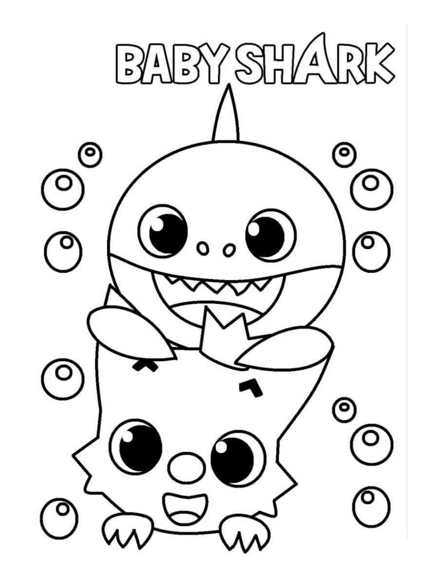 baby shark coloring pages baby shark coloring pages