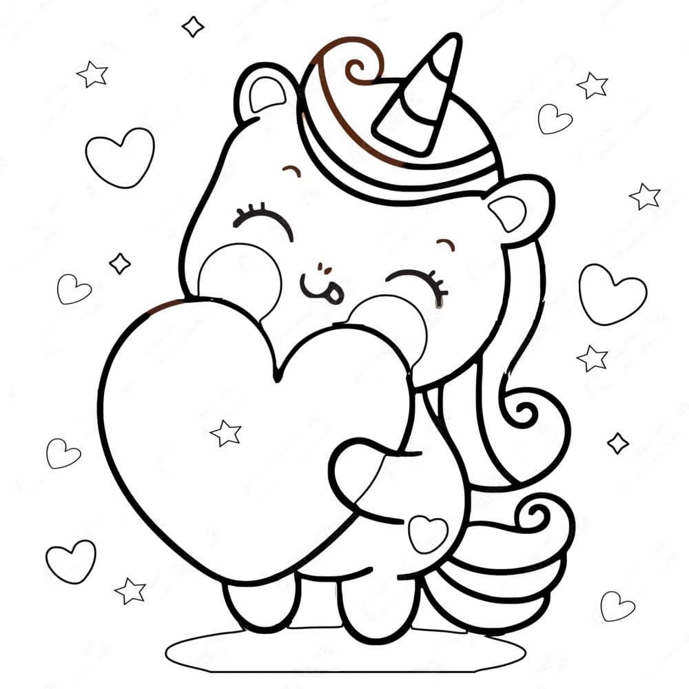 baby unicorn coloring pages