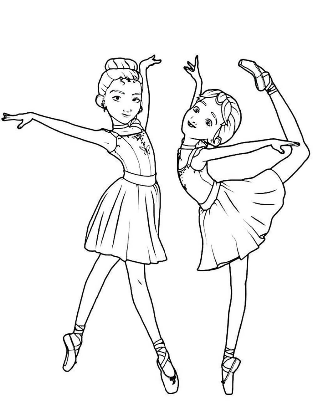 Ballerina Coloring Page Ballerina Coloring Page