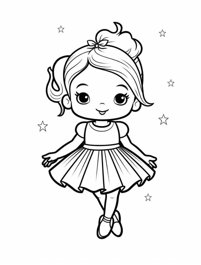 ballerina coloring pages