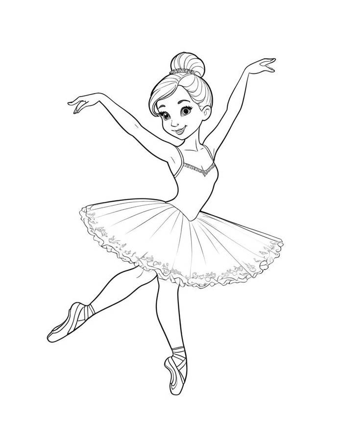 Ballet Dance Coloring Pages Free Printable PDF Ballet Dance Coloring Pages Free Printable PDF