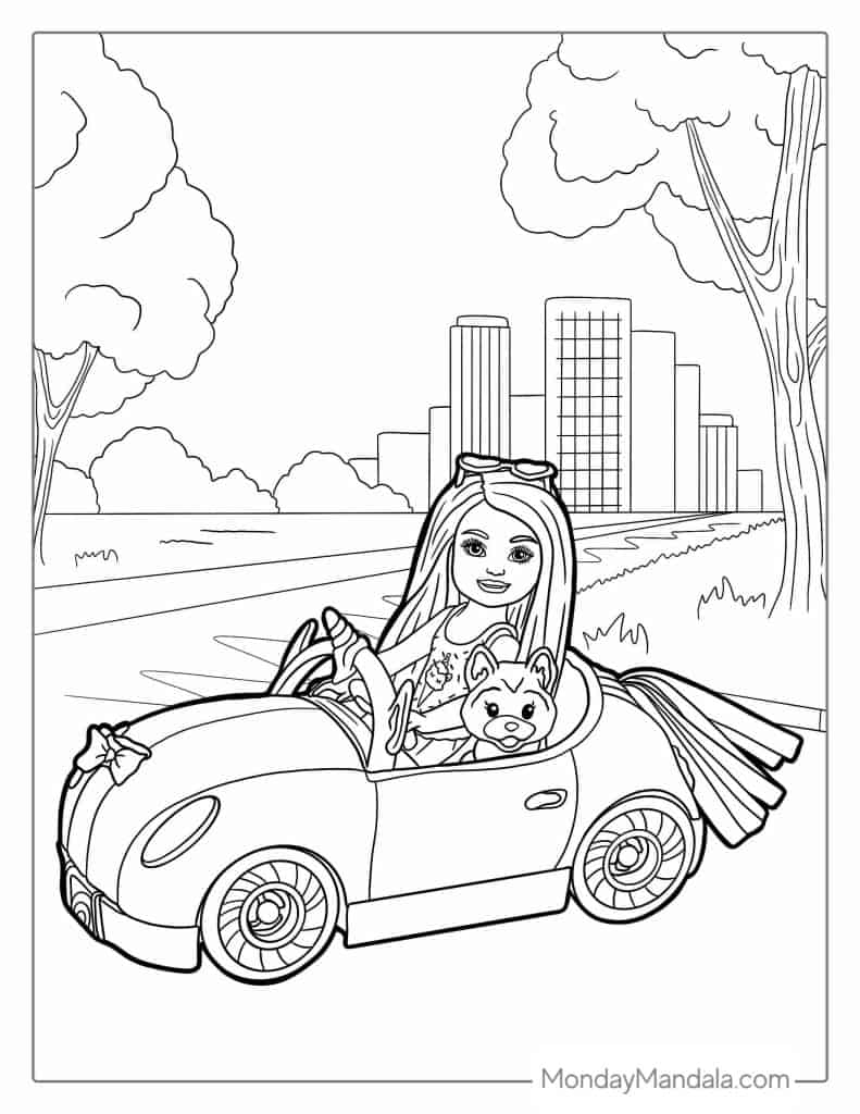 Barbie Coloring Pages Coloring Pages Printable