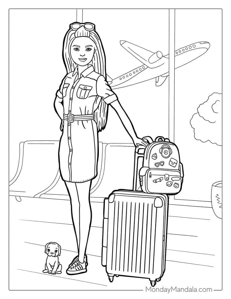 Barbie Coloring Pictures For Printing Infoupdate Barbie Coloring Pictures For Printing Infoupdate