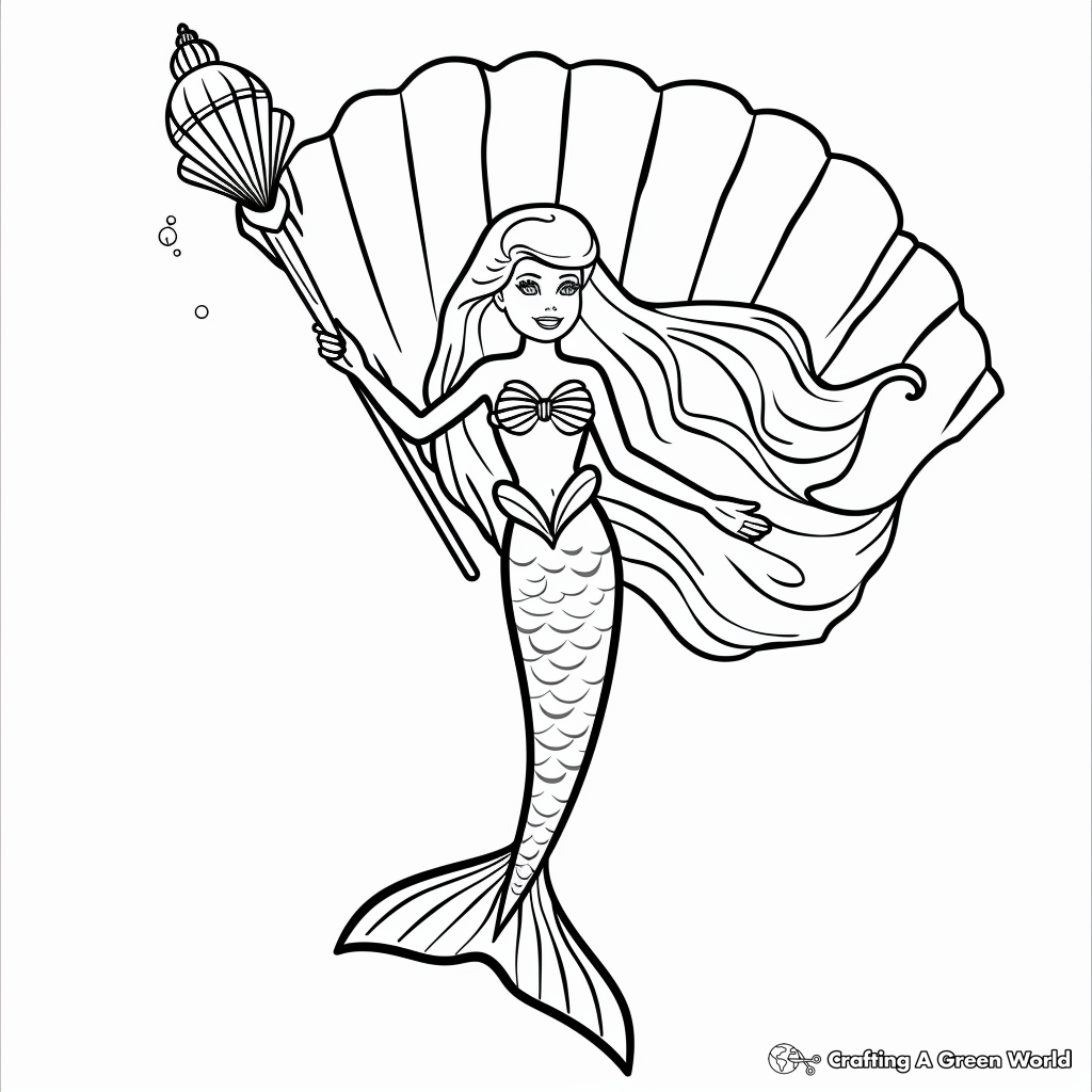 Barbie Mermaid Colouring Pages To Print Infoupdate