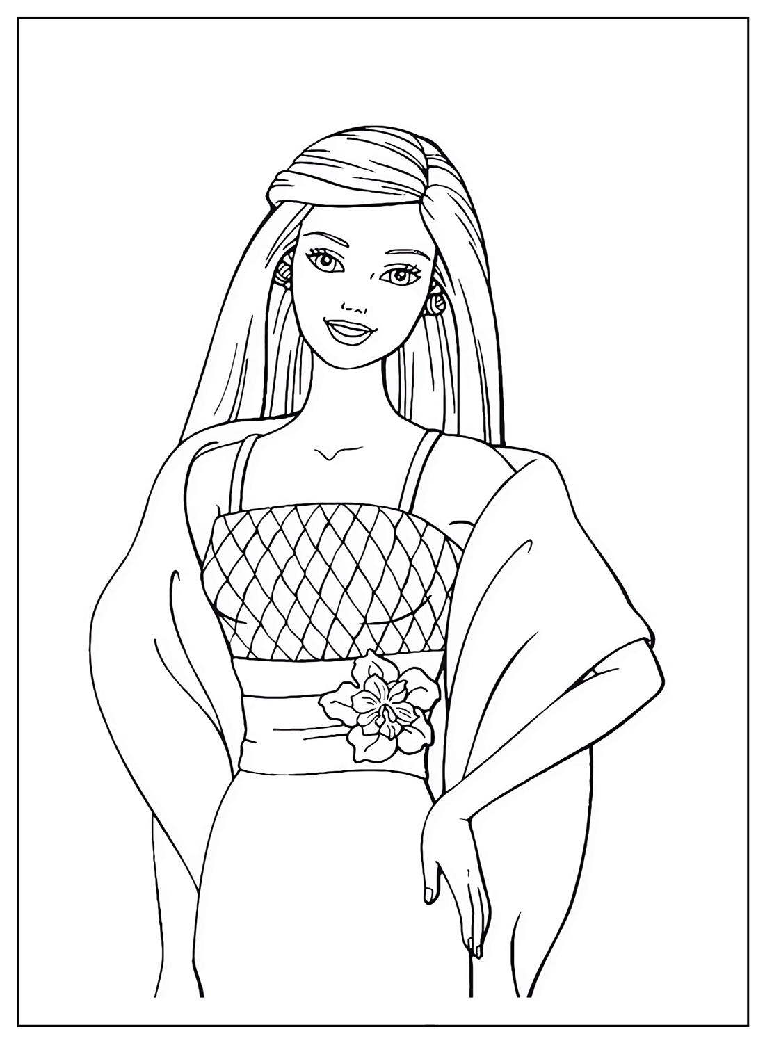 barbie printable coloring pages barbie printable coloring pages