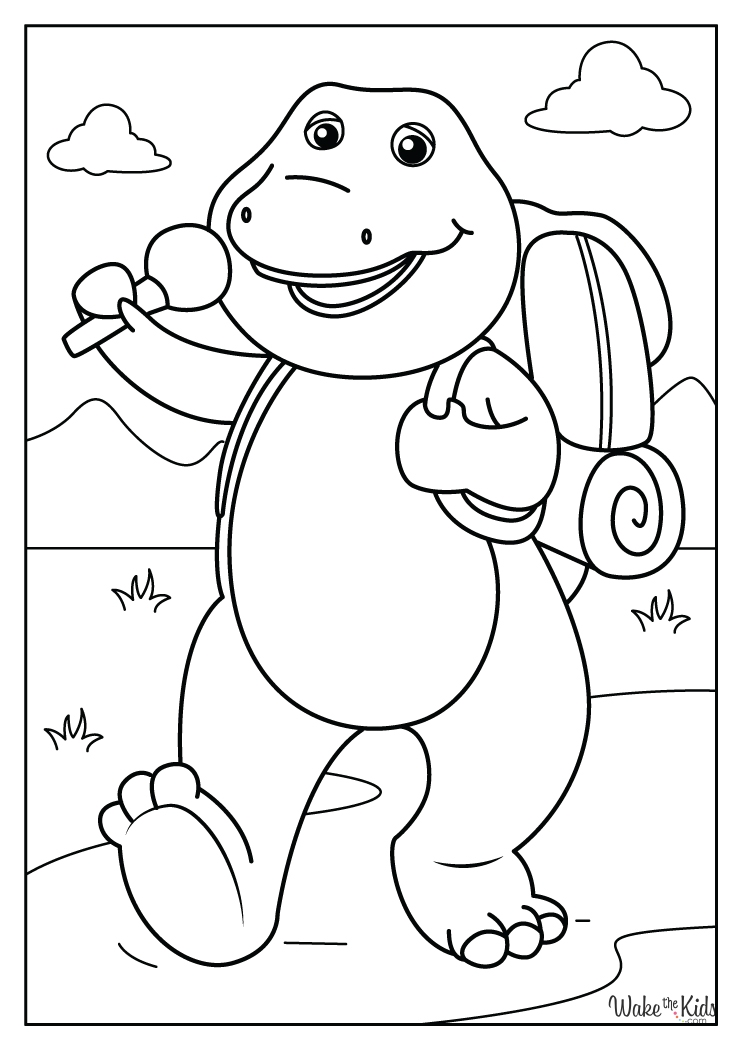 Barney And Friends Coloring Pages Free Printable PDFs WakeTheKids Barney And Friends Coloring Pages Free Printable PDFs WakeTheKids