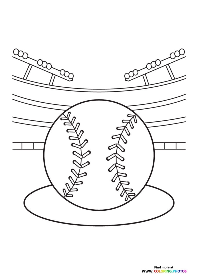 Baseball Coloring Pages For Kids 100 Free Print Or Download