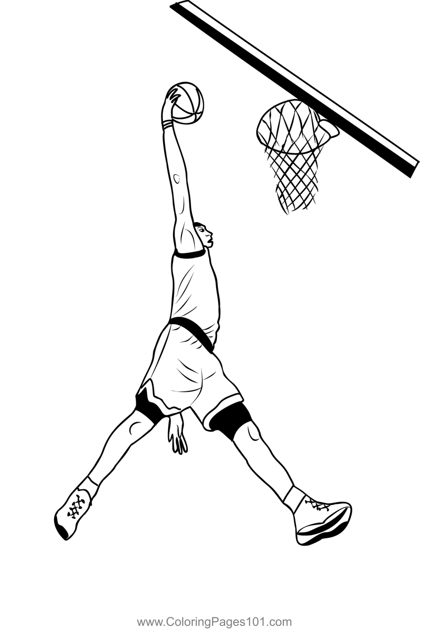 Basketball 1 Coloring Page For Kids Free Basketball Printable Basketball 1 Coloring Page For Kids Free Basketball Printable