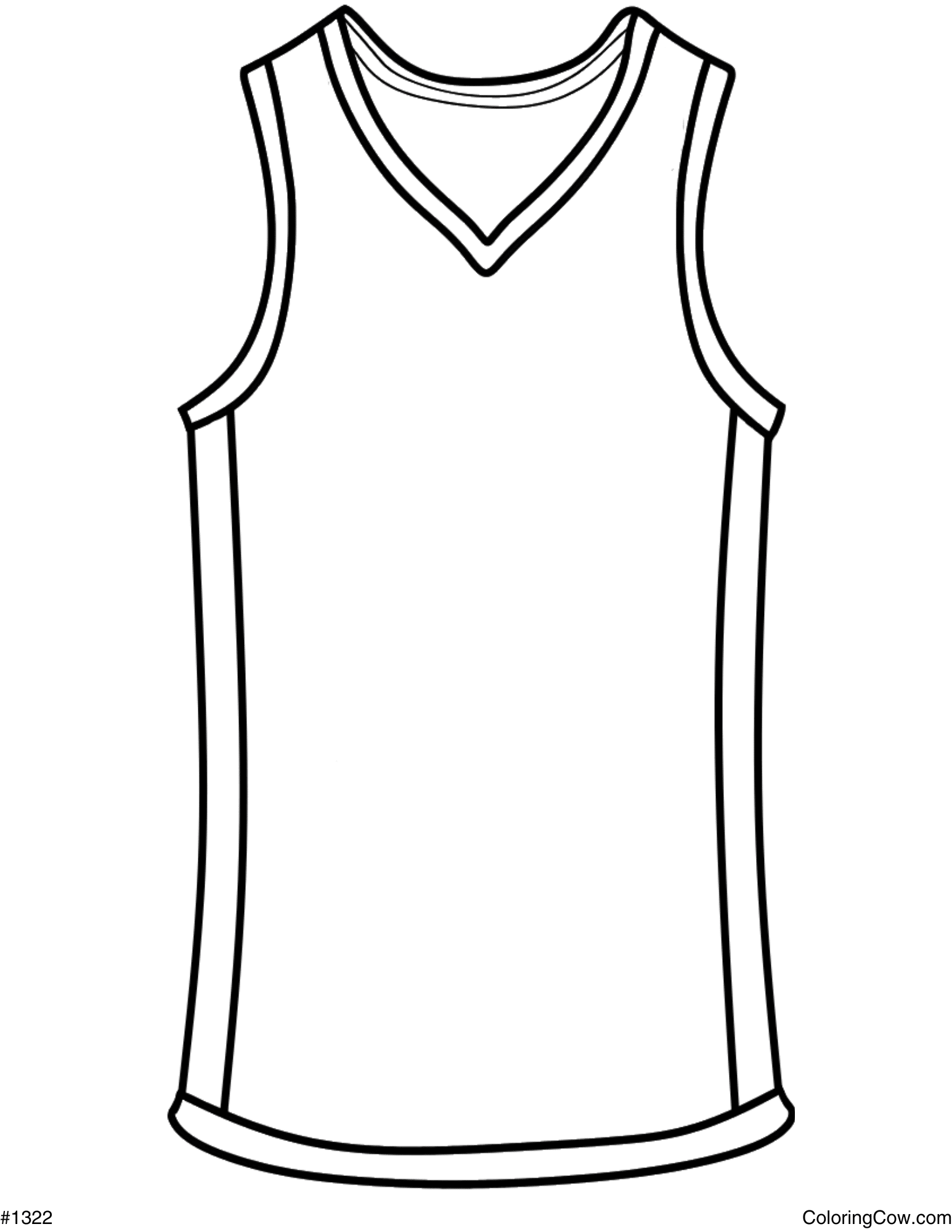 Basketball Coloring Page