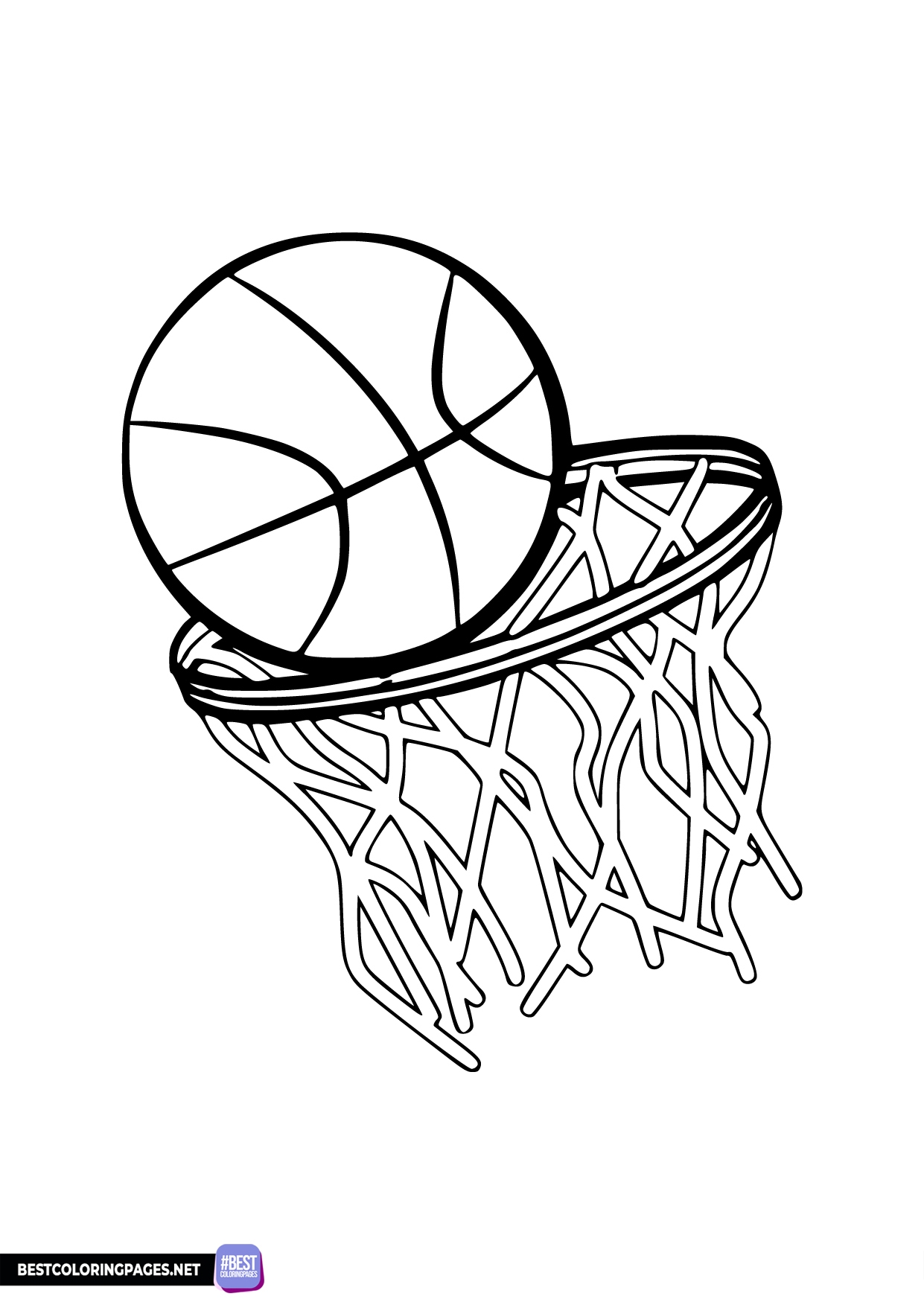 Basketball Coloring Pages Bestcoloringpages