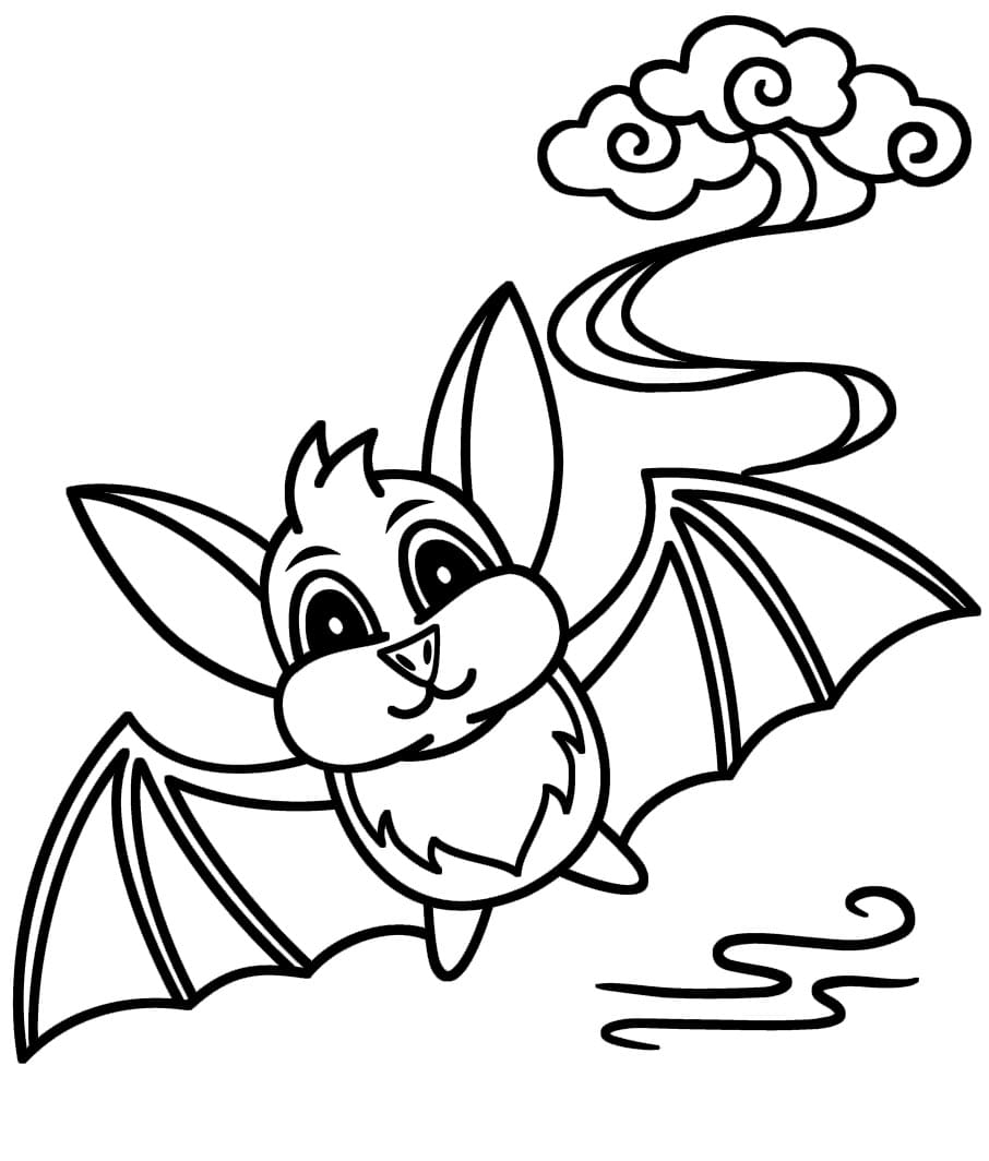 Bat Coloring Pages ColoringLib