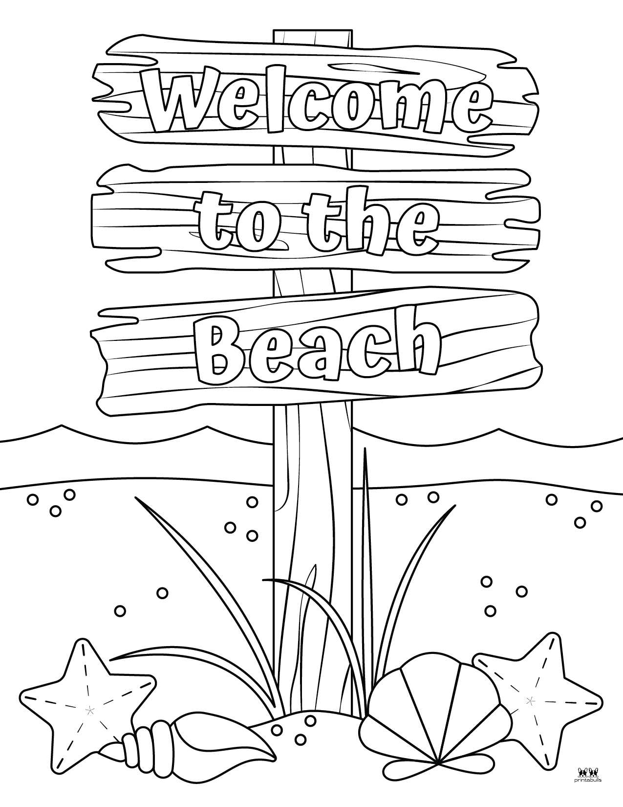 Beach Coloring Pages 25 FREE Pages Printabulls Beach Coloring Pages 25 FREE Pages Printabulls