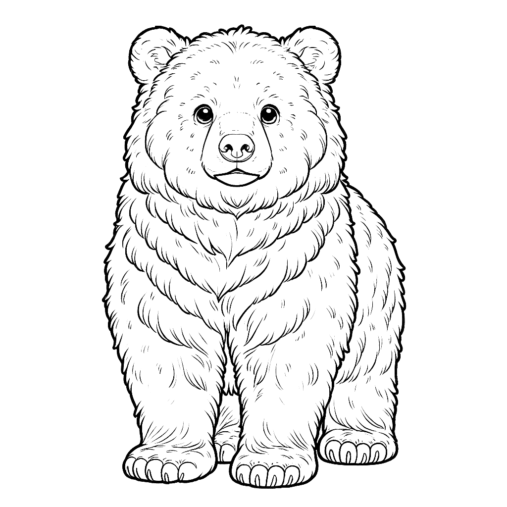 Bear Coloring Pages 4 Coloring Pages Gem Bear Coloring Pages 4 Coloring Pages Gem