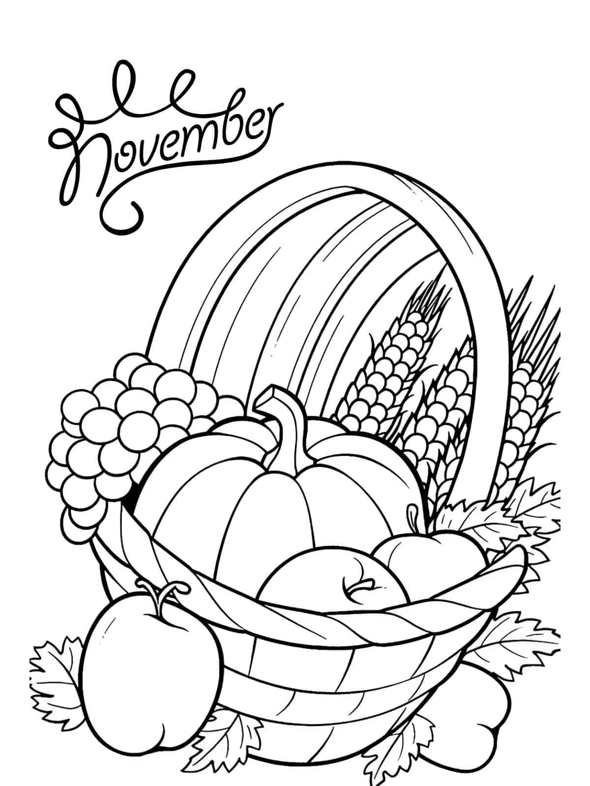 Beautiful 20 November Coloring Pages For Kids Beautiful 20 November Coloring Pages For Kids