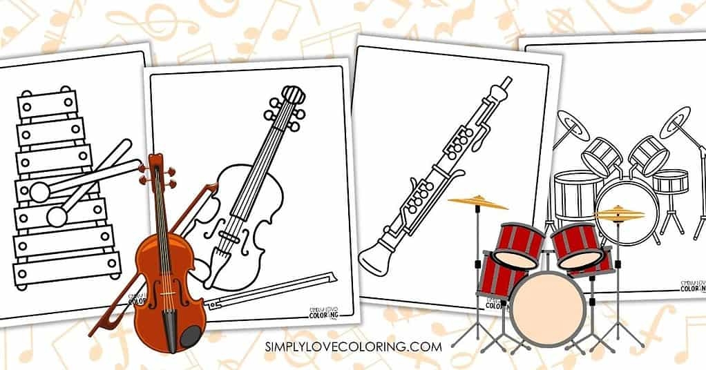Beautiful Music Coloring Pages Free PDF Printables Simply Love Coloring Beautiful Music Coloring Pages Free PDF Printables Simply Love Coloring