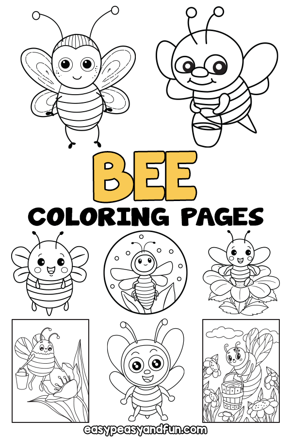 Bee Coloring Pages free Printable PDF Templates Life 55 OFF Bee Coloring Pages free Printable PDF Templates Life 55 OFF