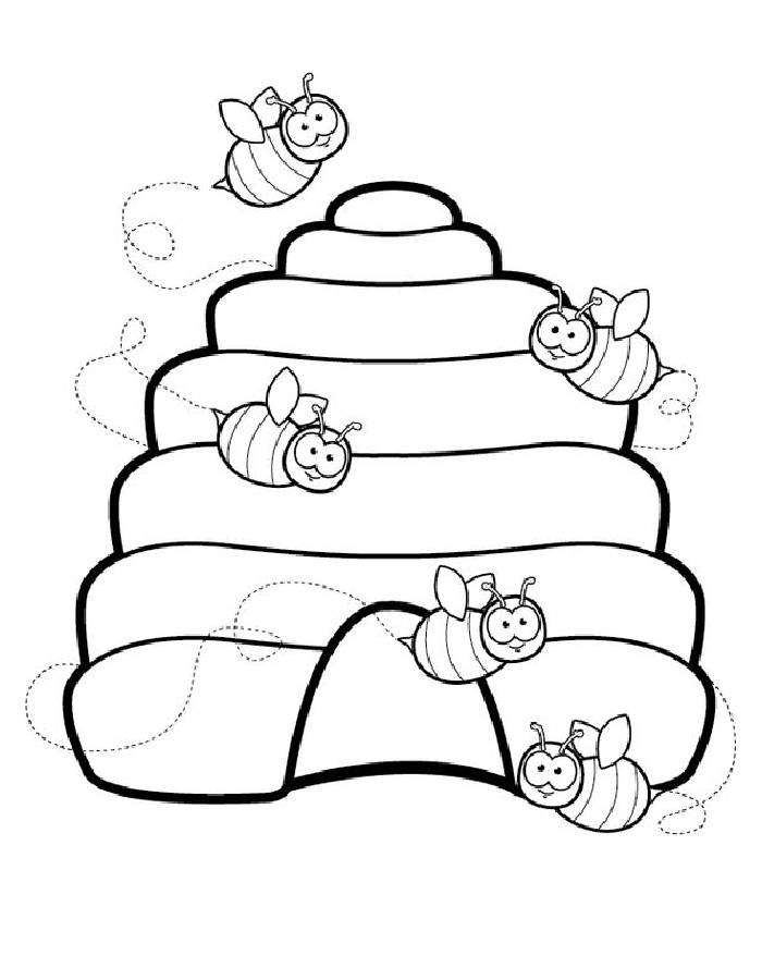 bee coloring page pdf bee coloring page pdf