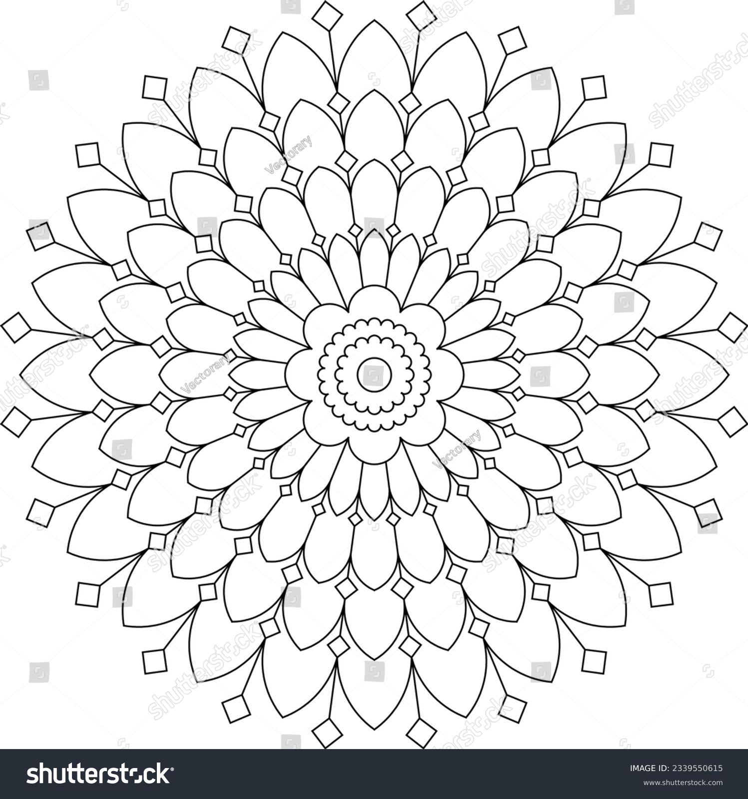 Best Easy Mandala Color Page Royalty Free Images Stock Photos 