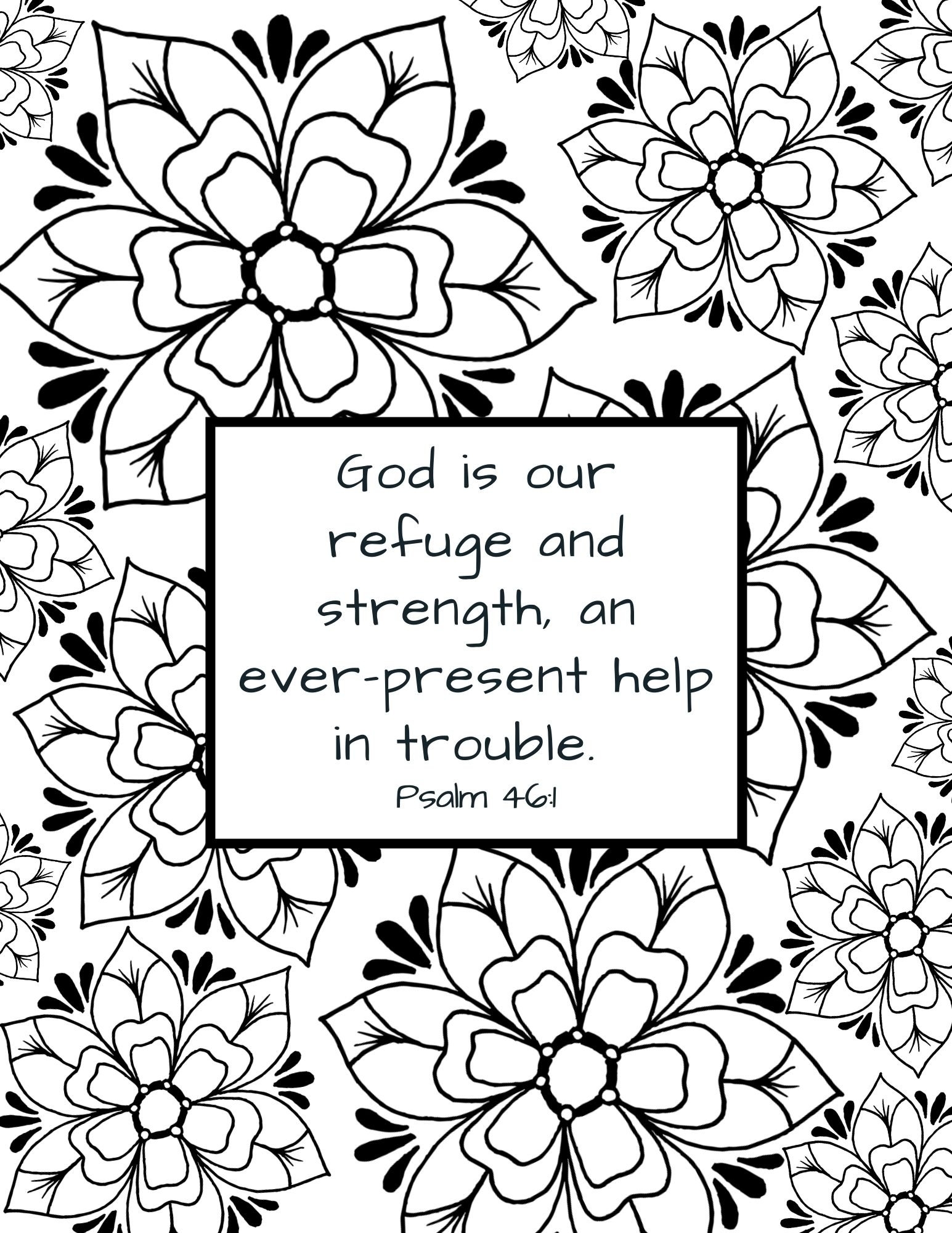 Bible verse coloring page 4