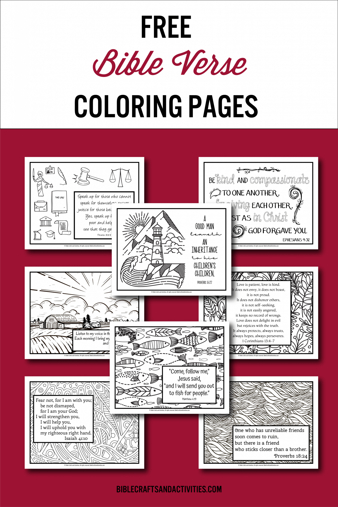 Bible Verse Coloring Pages Bundle Bible Crafts And Activities Bible Verse Coloring Pages Bundle Bible Crafts And Activities