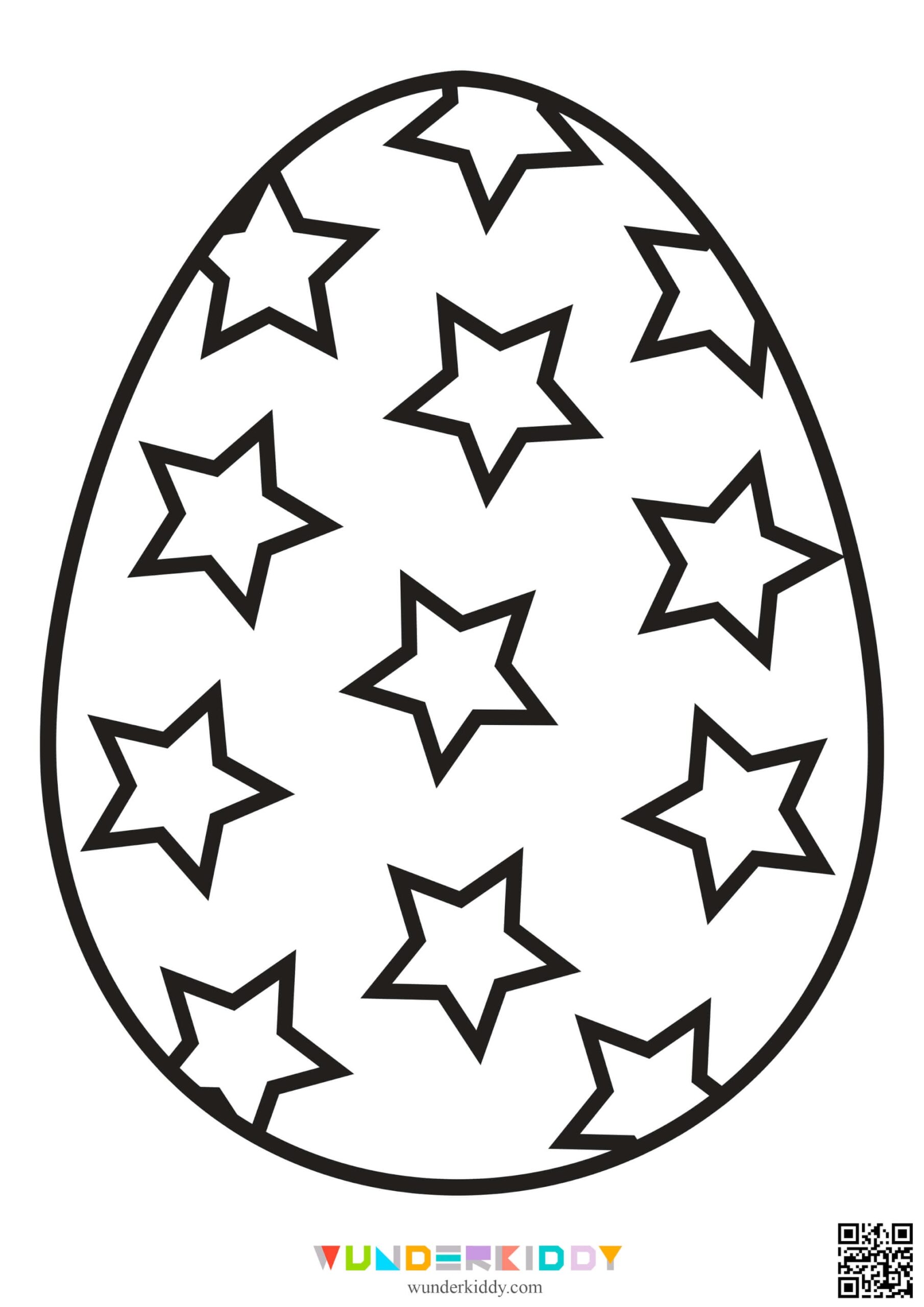 Big Easter Egg Coloring Page Coloring Pages
