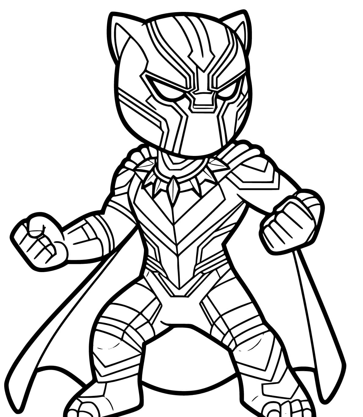 Black Panther Coloring Pages ColoringLib Black Panther Coloring Pages ColoringLib