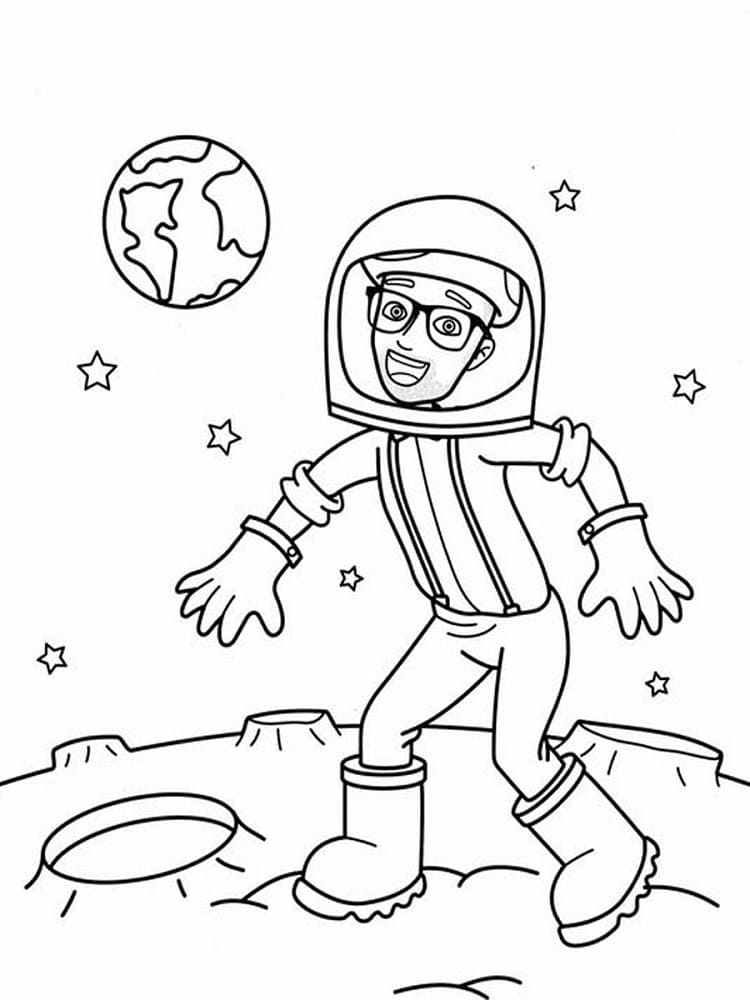 Blippi Coloring Pages ColoringLib