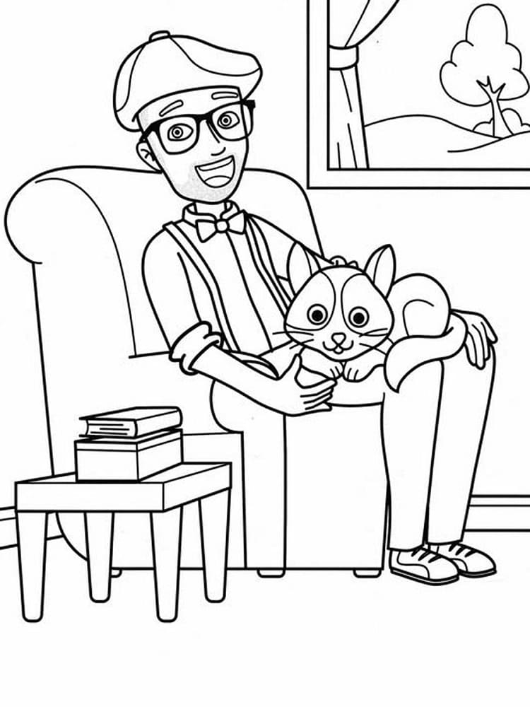 Blippi Coloring Pages ColoringLib