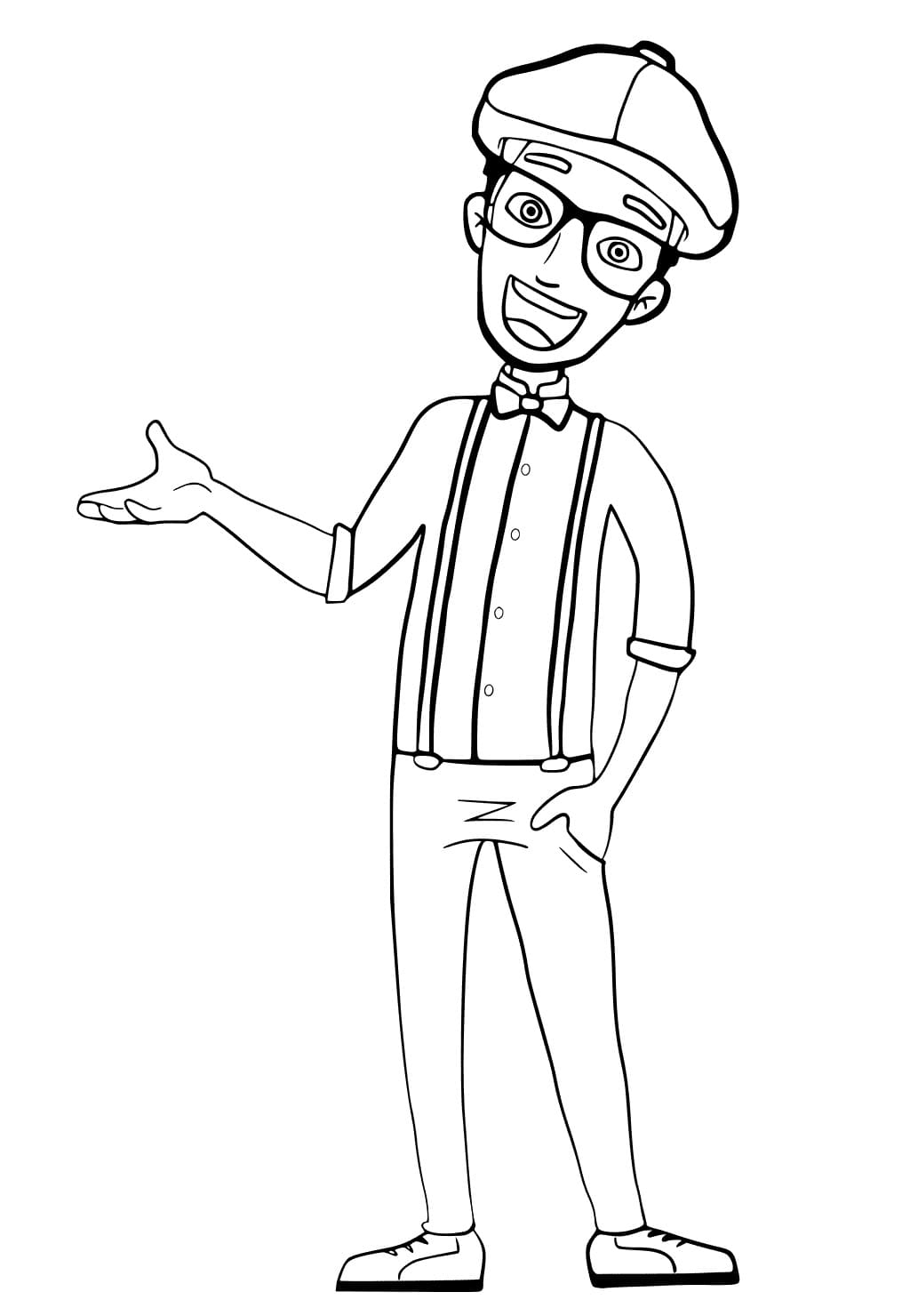 Blippi Coloring Pages ColoringLib