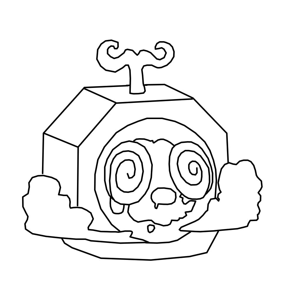 Blox Fruits Coloring Pages