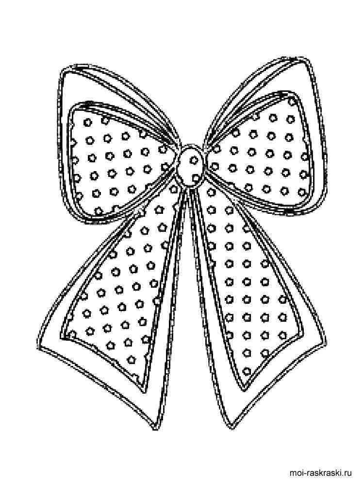 coloring pages bows