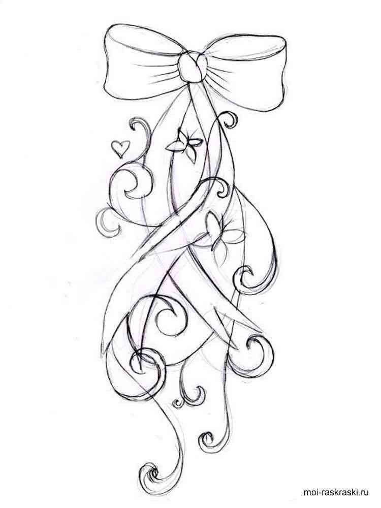 Bows Coloring Pages