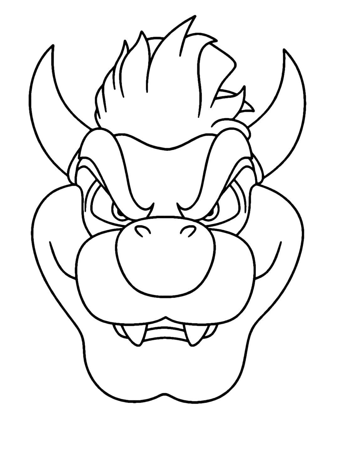 Bowser Coloring Pages ColoringLib