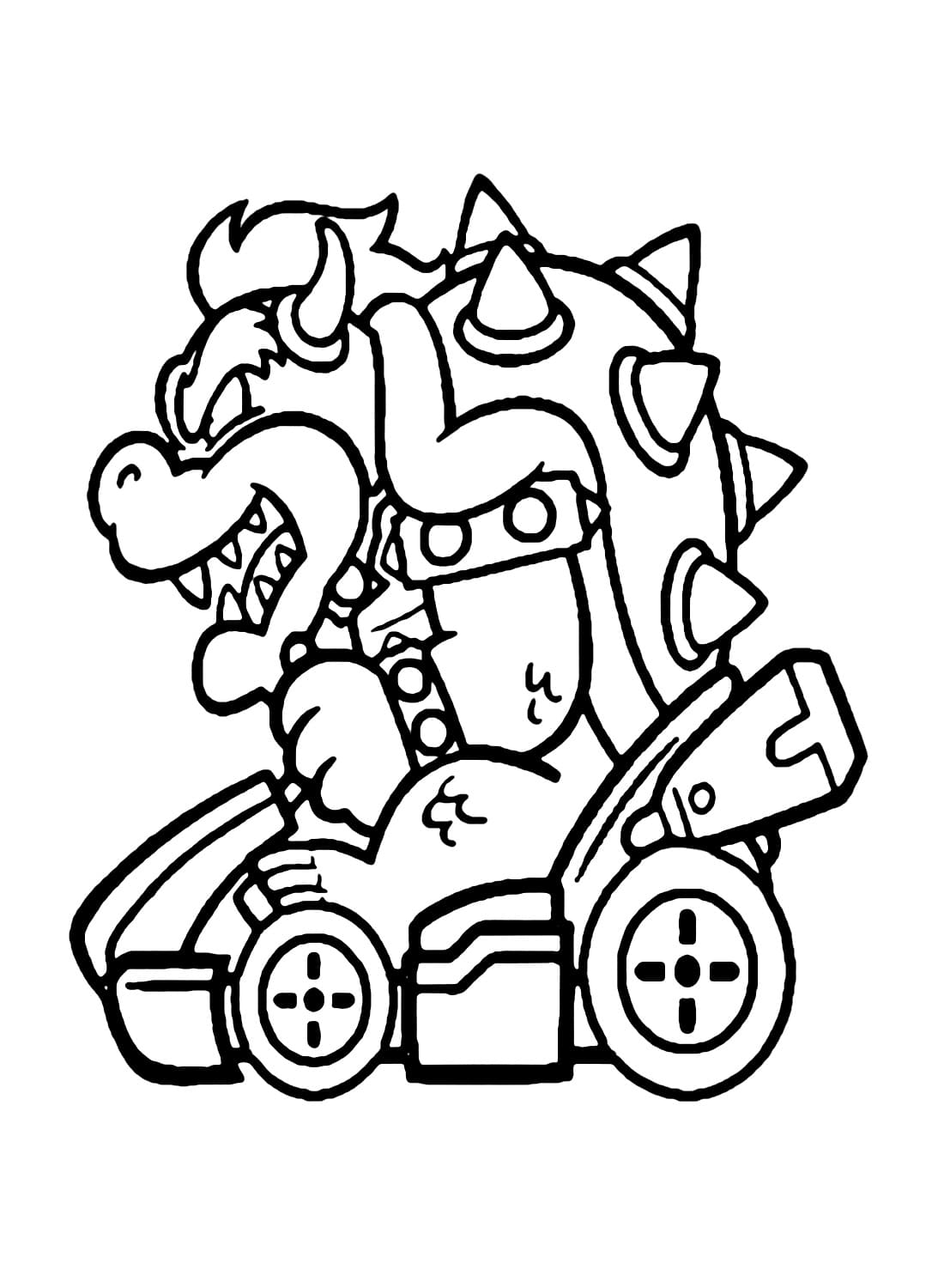 bowser coloring pages