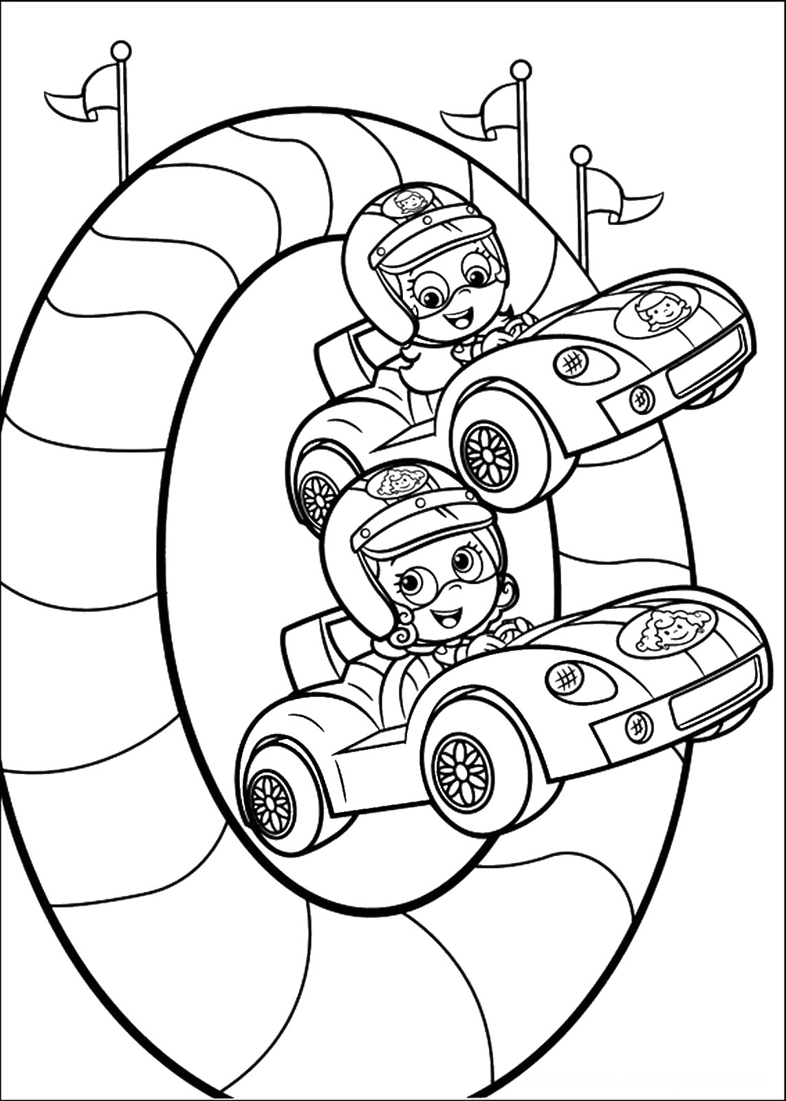 Bubble Guppies Color Pages