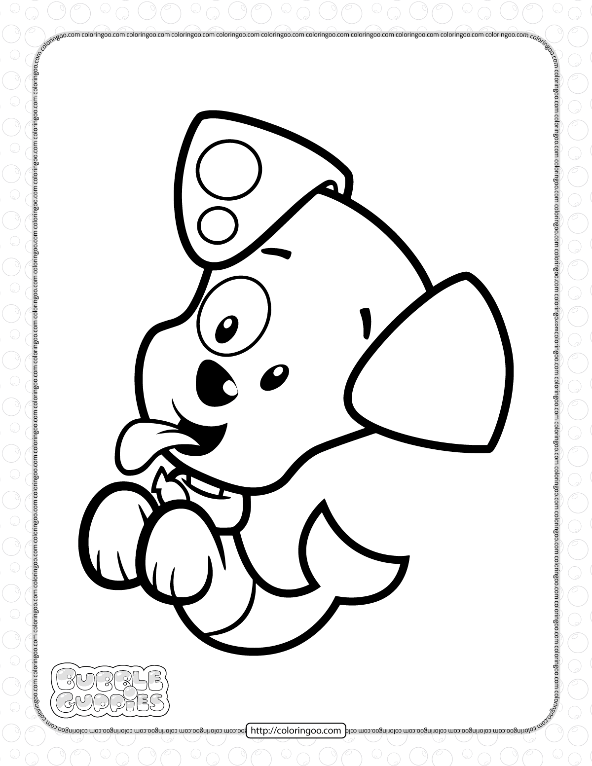 Bubble Guppies Coloring Pages