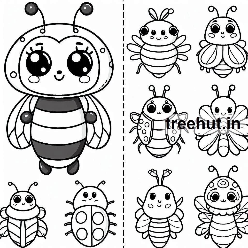 Bugs Coloring Pages Bugs Coloring Pages